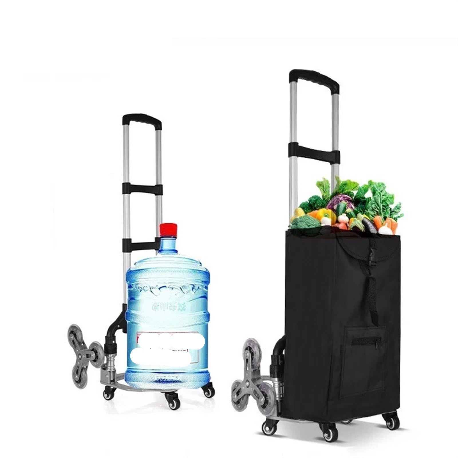 Faltbare Transportkarre Treppensteiger-LKW, Haushaltsanhänger, zusammenklappbarer Wagen, Waren ziehen, um Gemüse, Gepäck, Einkaufswagen, Hebelauto zu kaufen FüR Camping, Festival, Garten & Palettenwag