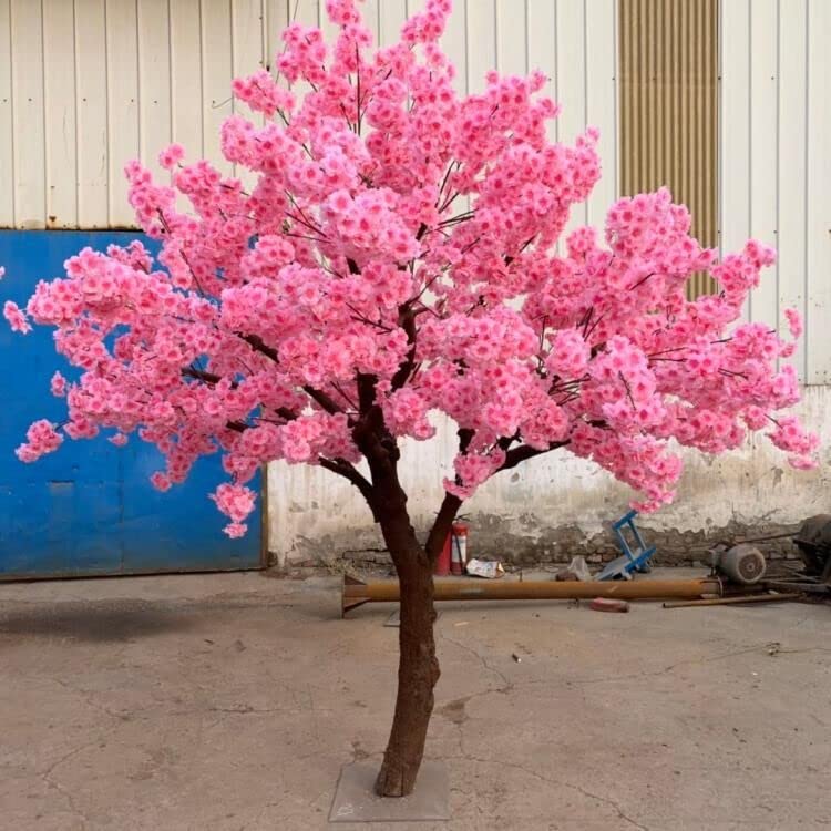 Arbre fleur de cerise artificiel sans entretien grand faux cerisier pour decoration restaurant