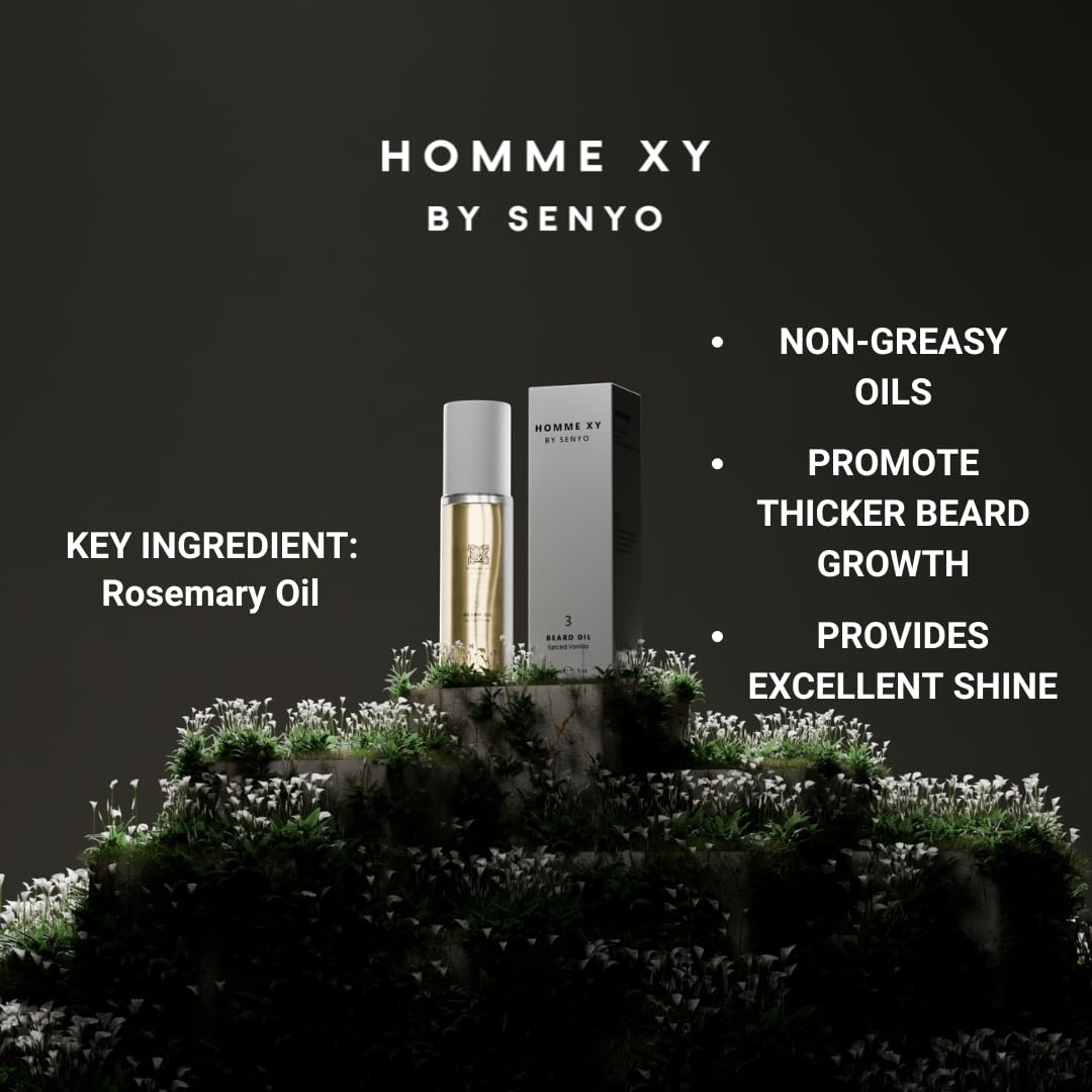 3. BEARD OIL - SPICED VANILLA | Beard Oil | Luxury Oil | Non-Greasy | Beard Growth | 30ml - Image 2