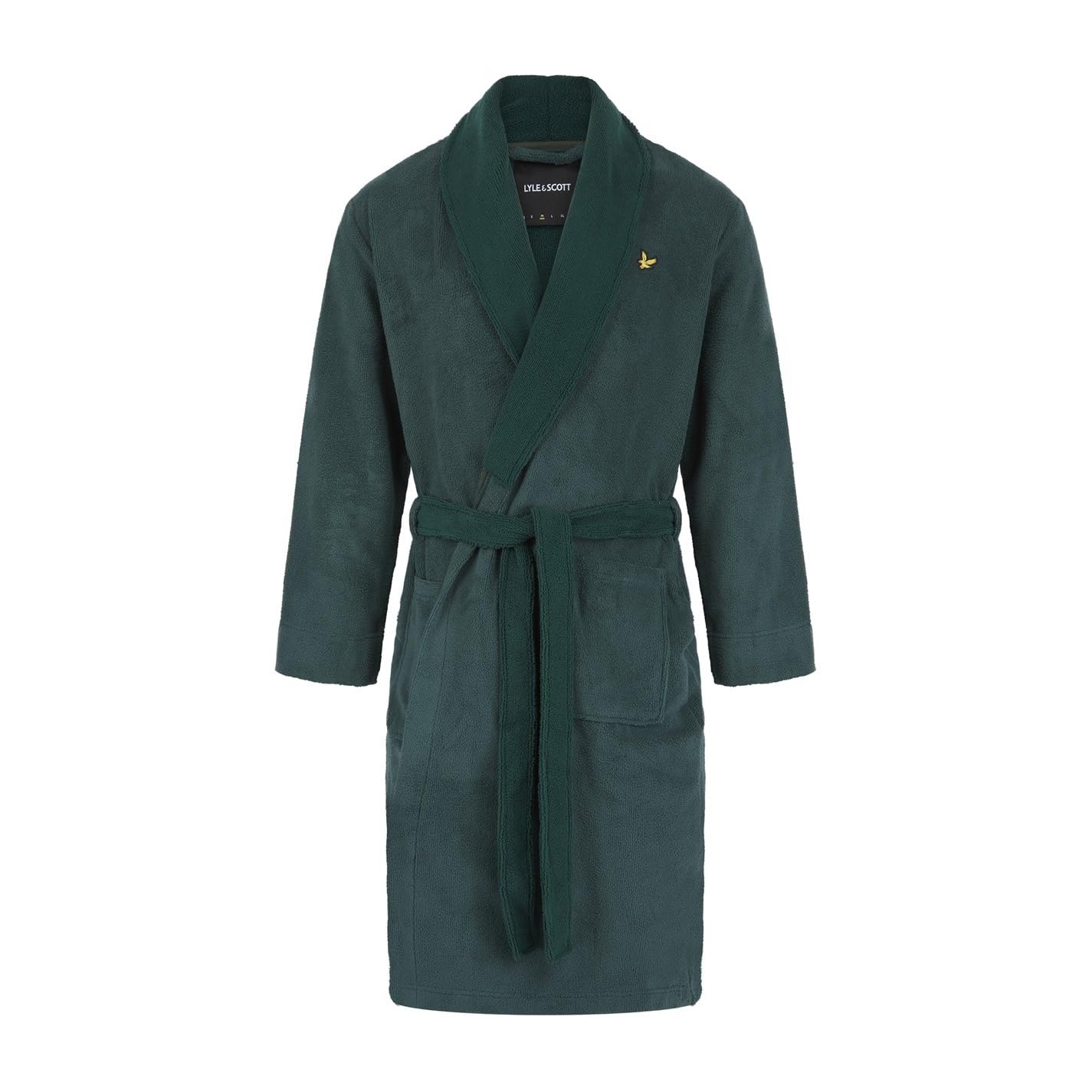 Lyle & Scott Unisex Ivy/Pine Grove Contrast Bathrobe Xxl