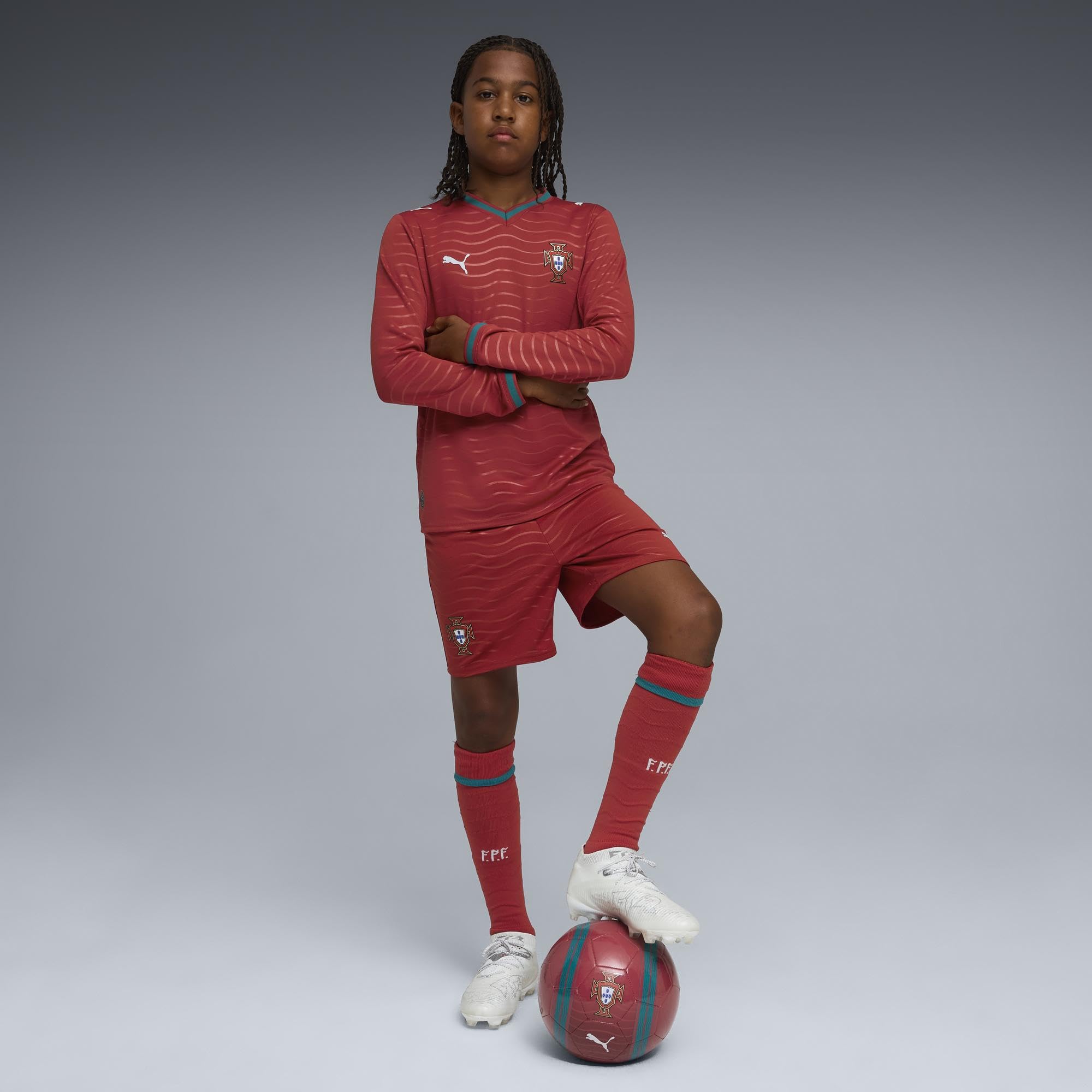 PUMA FPF Portugal Replica Short Home WM 2026 Kids Kinder