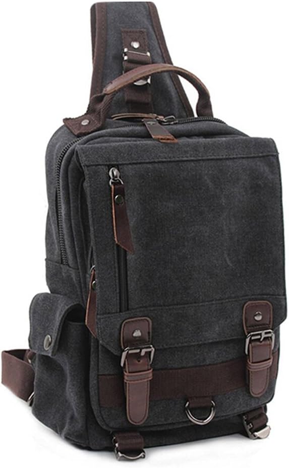 SymbolLife Shoulder bag slung chest pack OL unisex single back, small backpack slung dual