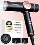 ELLA BELLA® Professional Ionic Hair Dryer with Diffuser • Negative Ion Blow Dryer • Suitable All Hair Types • Intelligent Heat Control & Rapid Drying Speeds • Lightweight Design • Low Noise Technology