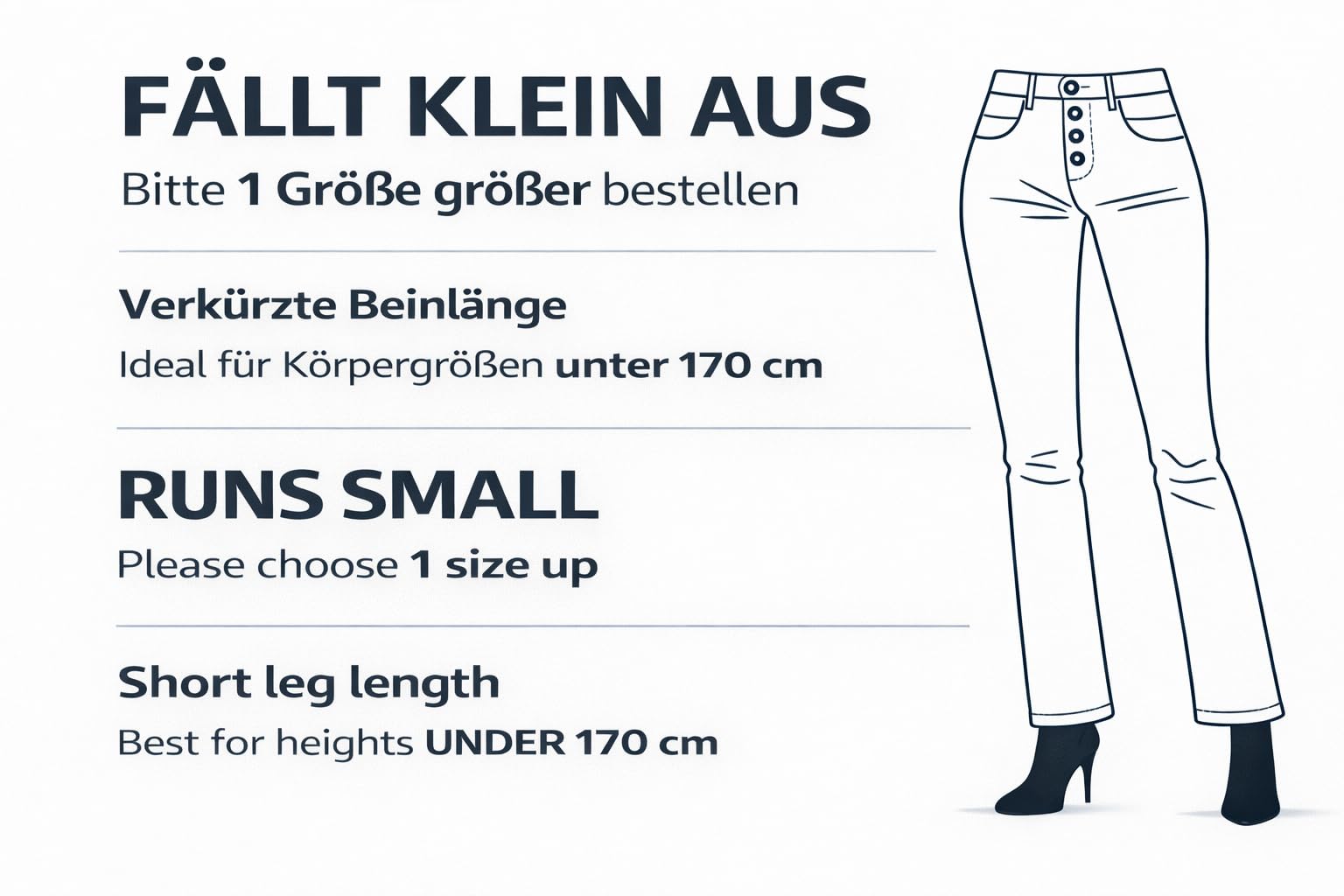 Nina Carter P139 - Jeans da donna a vita alta con taglio svasato, effetto usato