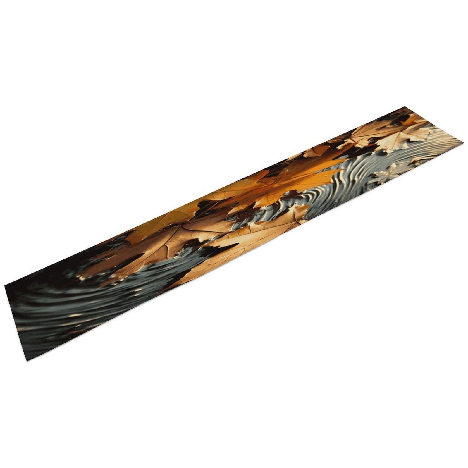 Fall Leaves Table Runner Linen Long Table Runner Farmhouse Rustic Table Runners Table Decoration for Party Home Kitchen Dining Holiday Decor 13 X 72 Inch