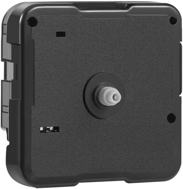 5168S Silent Clock Movement – Ultra-Quiet Quartz Mechanism for DIY Wall Clocks, 8mm /0.315 inch (5/16 inch) Shaft Length (No Hands Included)