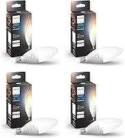 Vista 10 de Philips Hue Smart 40W B39 Bombilla LED en forma de vela - Luz de ambiente blanco y color cambiante - 1 paquete - 450LM - E12 - Control