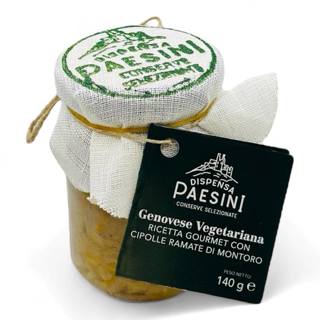 Salsa genovesa Vegetariana con cebolla cobriza de cordero 140g - Dispensa Paesini