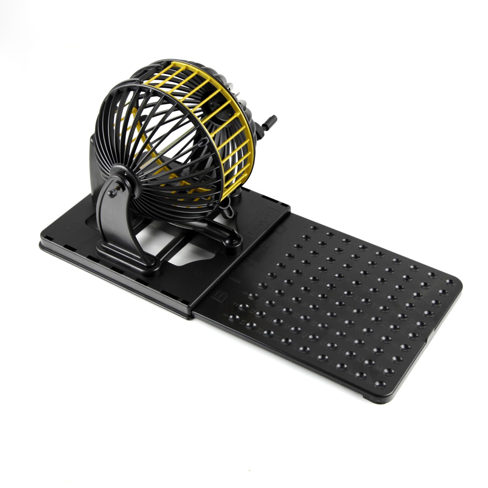 6" Cage Bingo Cage Bingo Gift Game 90 Number 24 Cards Bingo Bingo Machine Cage Game Set with Bingo Balls Classic Cage Bingo Tray - Image 2