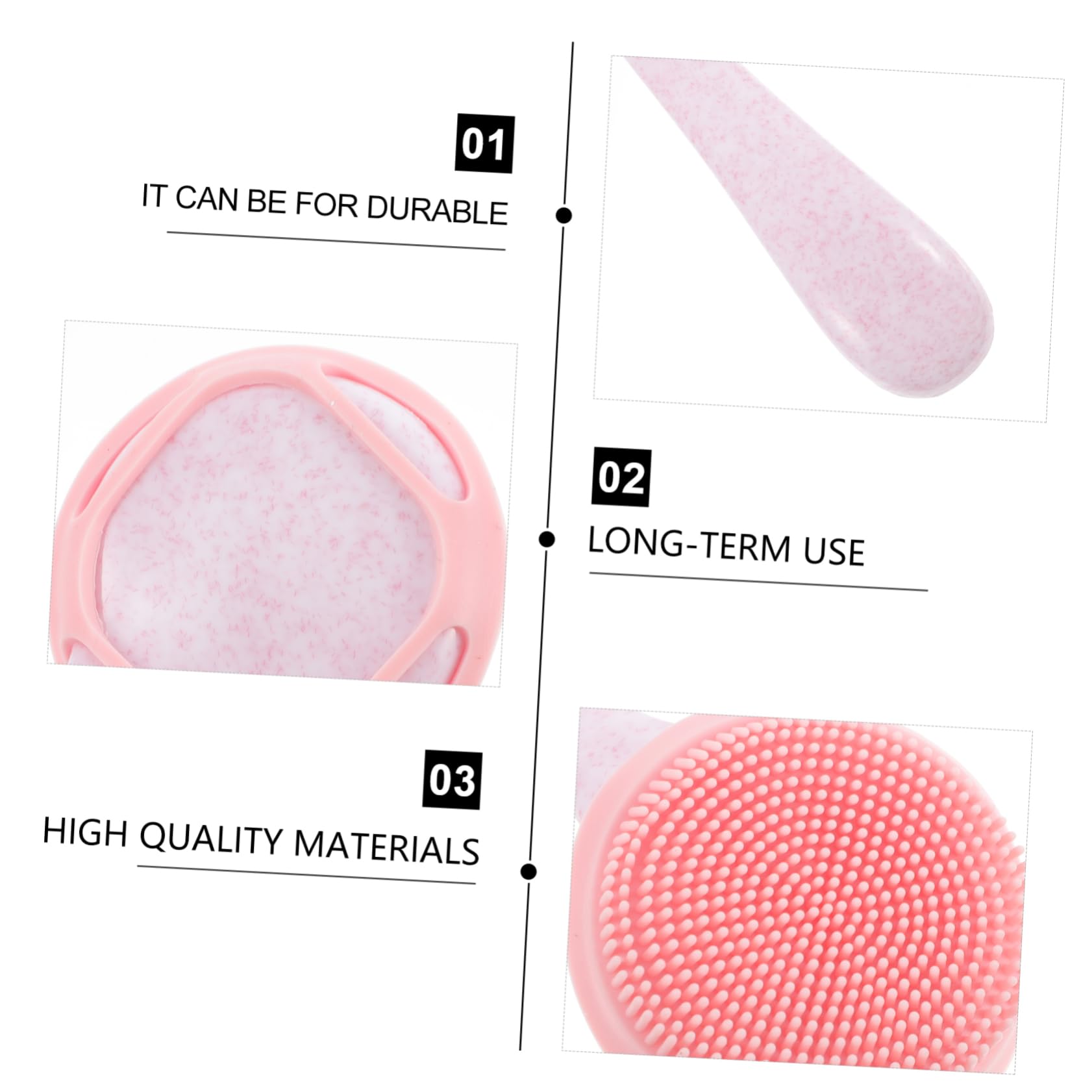 FRCOLOR 9piezas Cepillo De Limpieza Facial De Silicona De Herramienta Manual Para Limpieza Profunda y Eliminación De Impurezas Piel