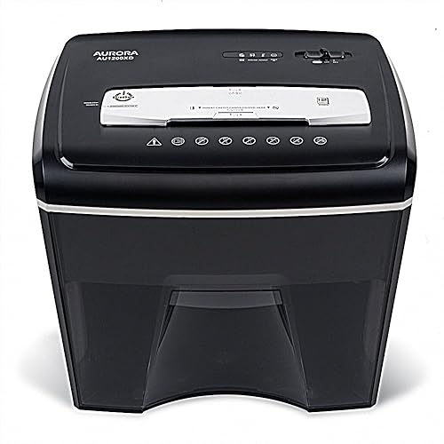 Miniatura 10 de Aurora AU1035XA Trituradora de papel de corte transversal de 10 hojas y tarjetas de crédito con papelera extraíble de 4 galones