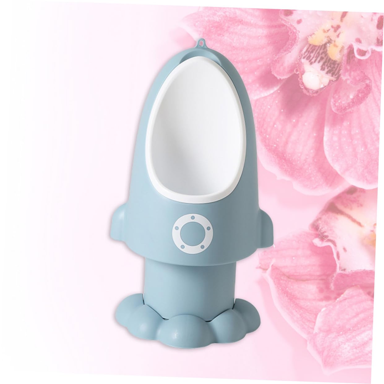 Verstellbares Kinder Urinal Töpfchen aus Pp für Jungen | Raketen Design, Leicht zu Reinigen, Installieren, Fördert Selbstständiges Urinieren
