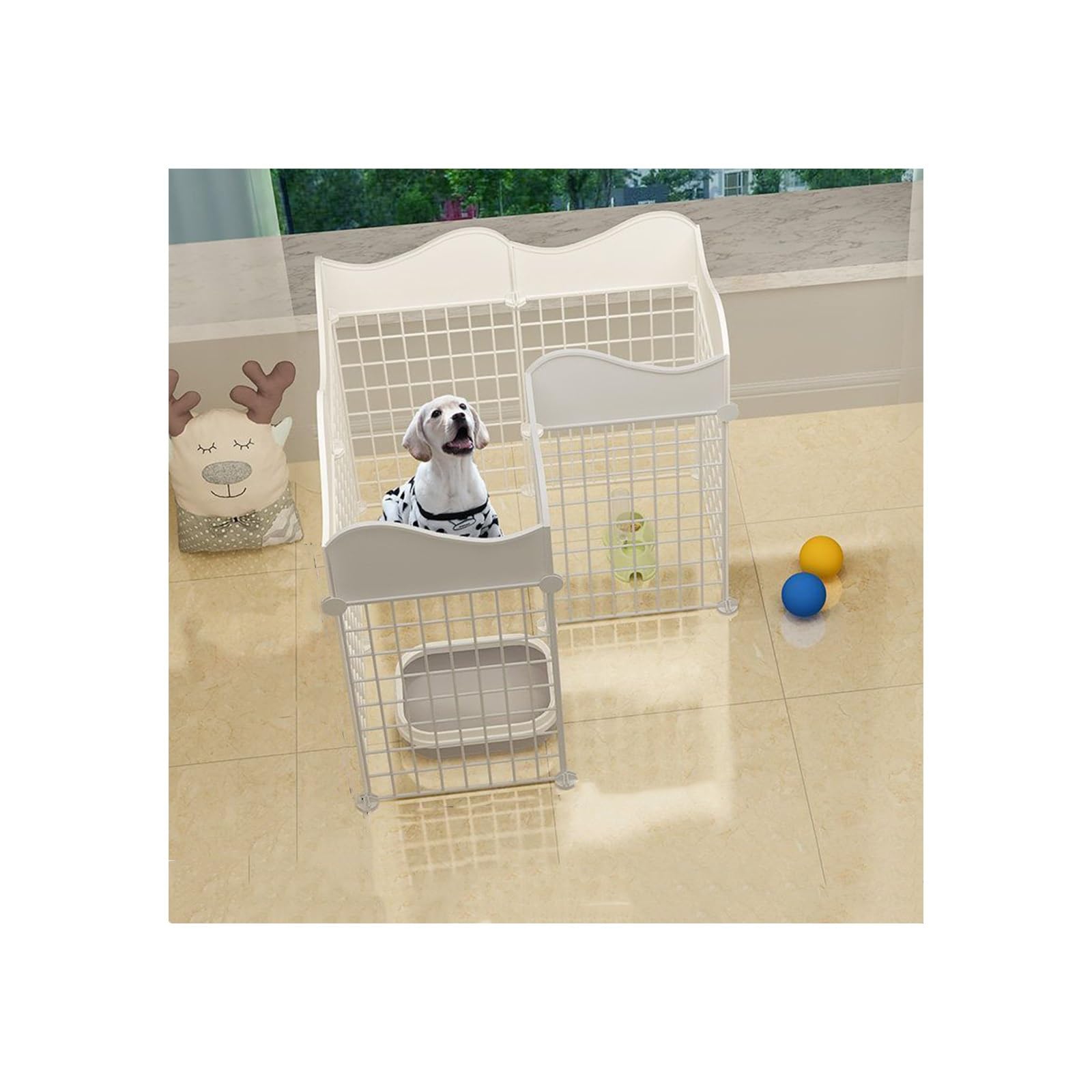 Box Per Cani Taglia Media E Piccola Recinto Per Animali In Metallo Recinto Recinzione Per Cani Recinto Per Cuccioli Recinzione Per Cuccioli Con Porta Recinto Per Cani In Metallo(57cm*75cm/22.