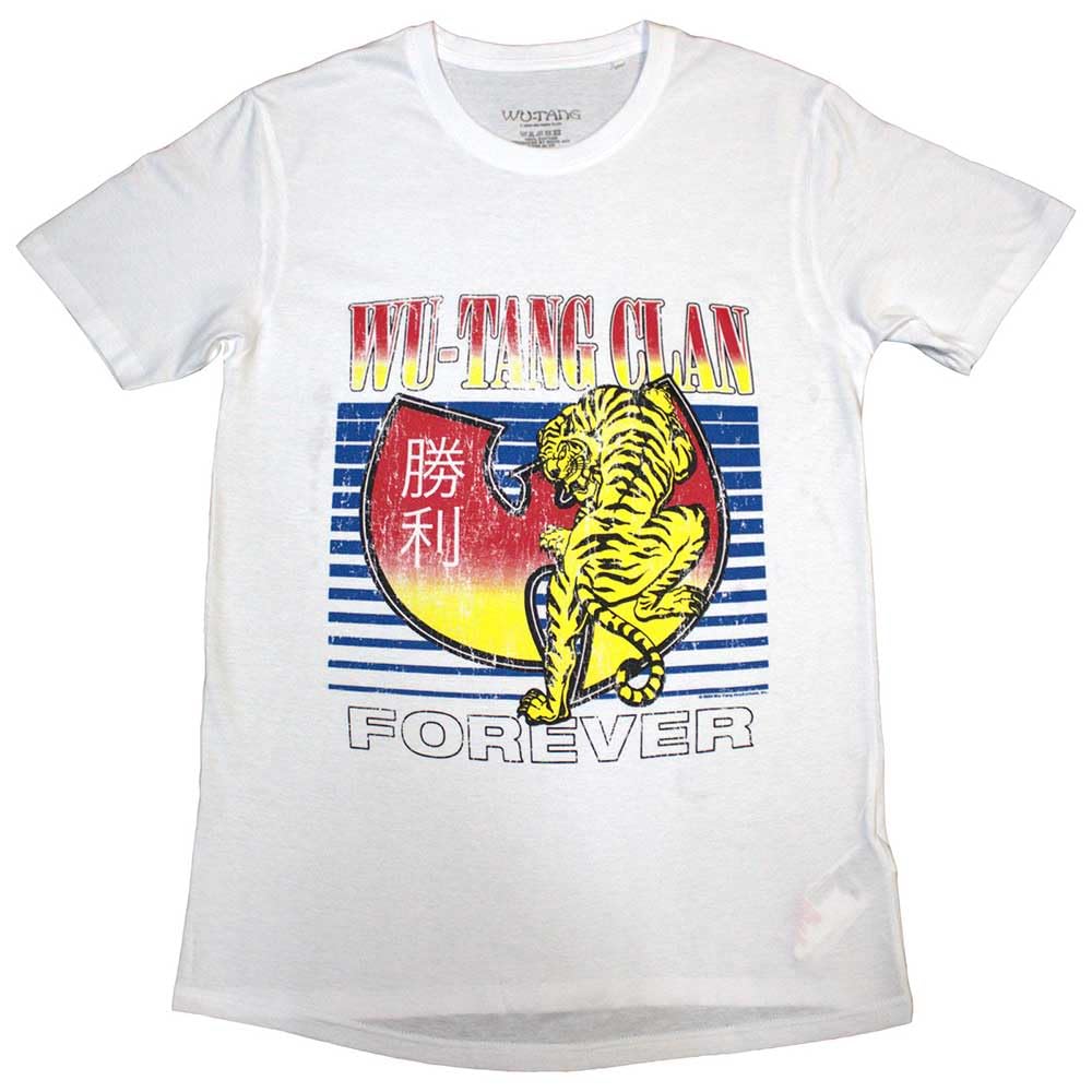 Wu Tang Clan Unisex White Tiger T-Shirt In | Size: Large