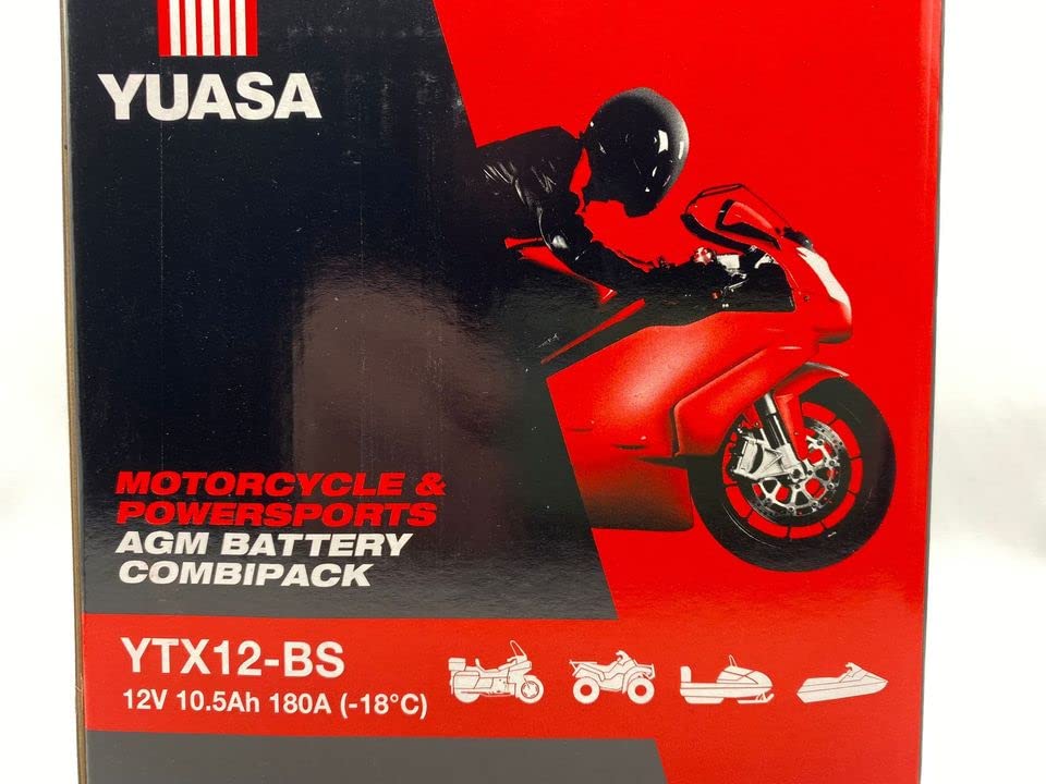 Yuasa akumulator YTX12-BS | Zamiennik akumulatora motocyklowego do Piaggio Liberty 150 4T (Euro 3) 150