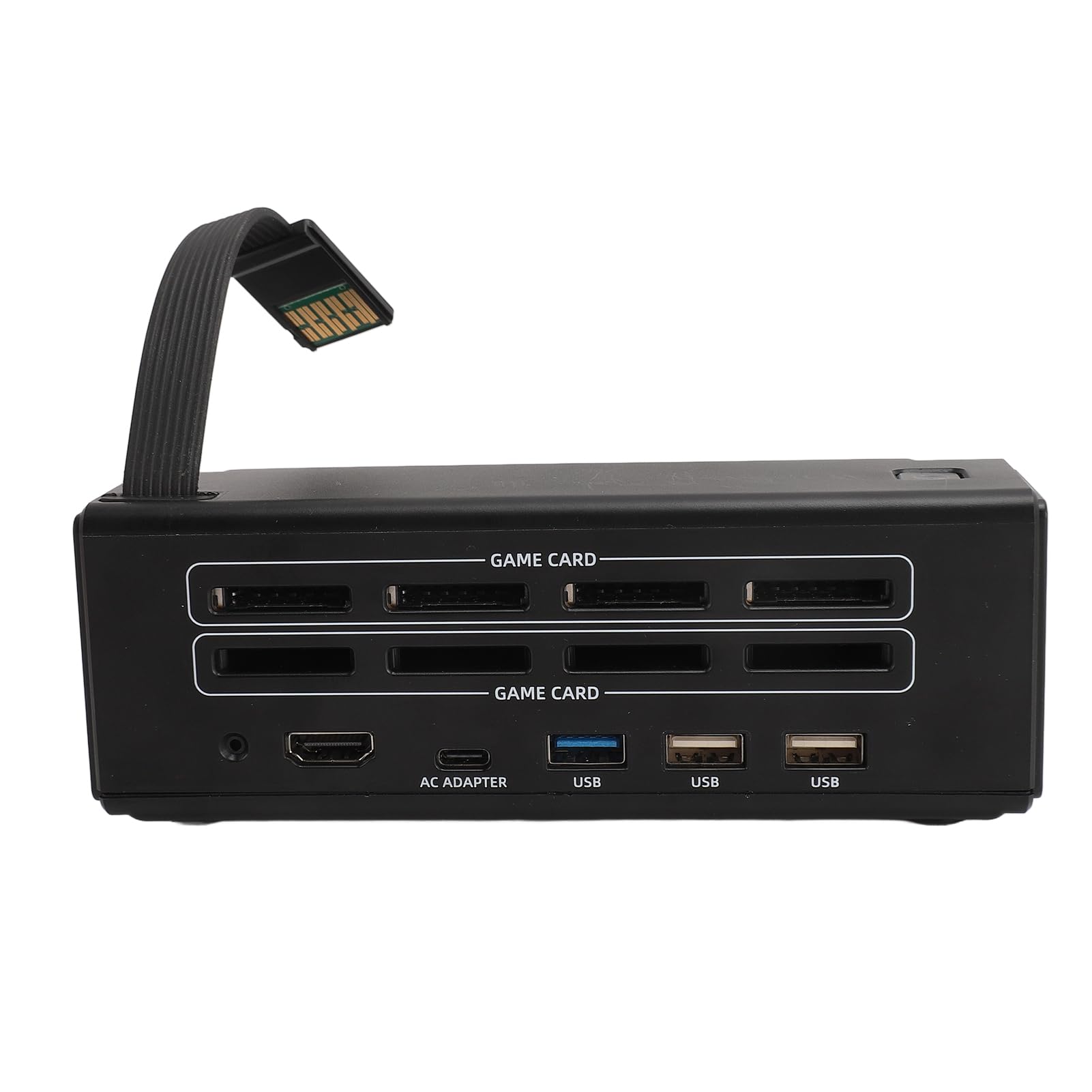 Stacja dokująca do telewizora Czytnik kart do gier 8 w 1 Interfejs multimedialny HD 4K 30HZ USB2 0 HUBx3 PD3 0 Przenośna podstawka ładująca typu C z wentylatorem chłodzącym