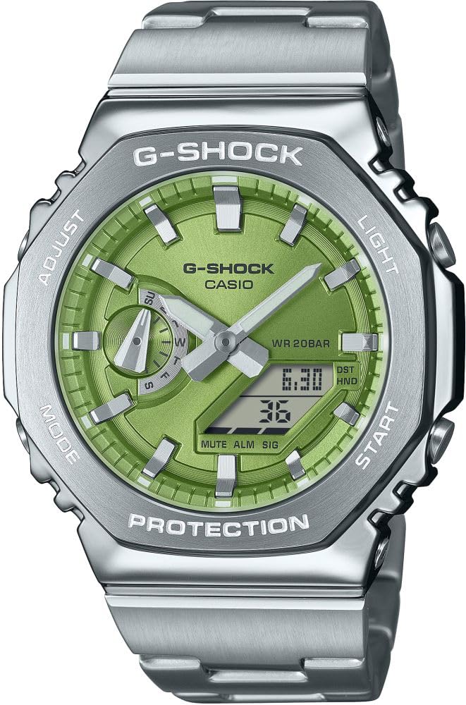 Casio GM-2110D-3ADR Kol Saati, G-Shock, Analog/Digital, Gri, Erkek
