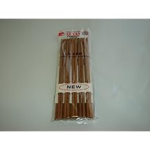 New Le Van Set of 10 Pair Hard Wood Chopsticks