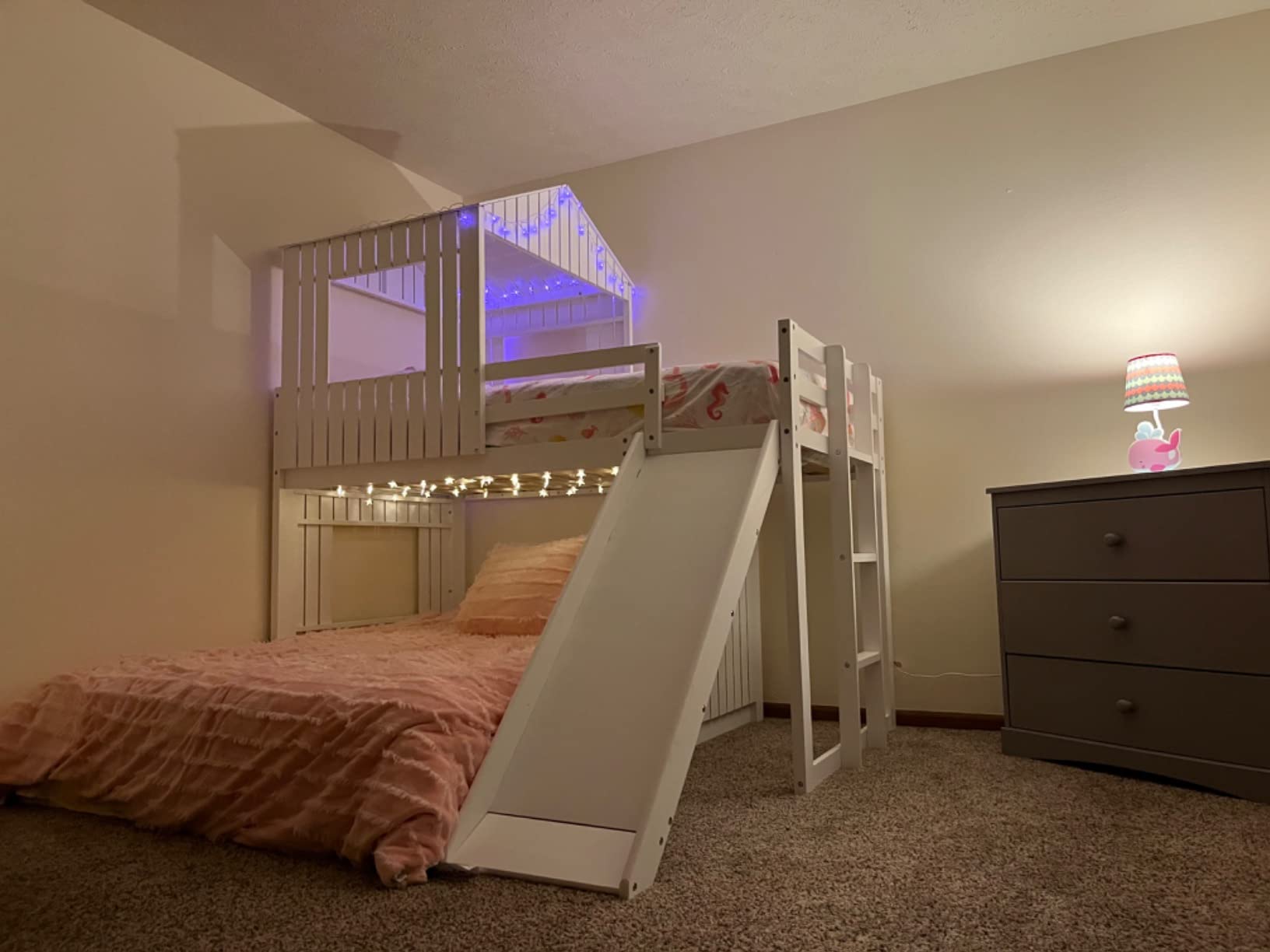 45/mo Finance Harper & Bright Designs Twin Over Twin House Bunk Bed