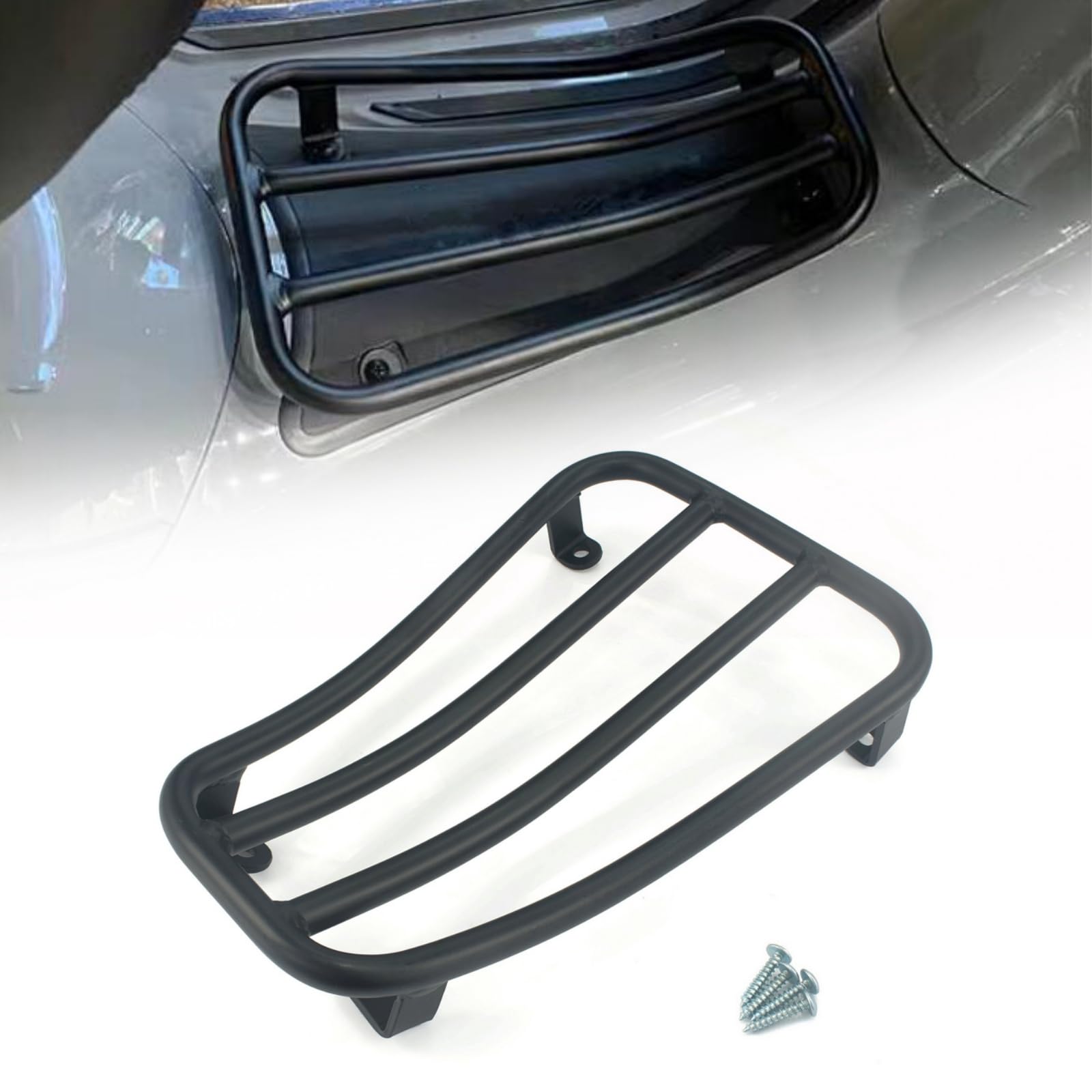 Accessori moto Pedale in alluminio Supporto posteriore Portapacchi Staffa per Vesp' GTS 250 300 GTS250 GTS300 2017-2022