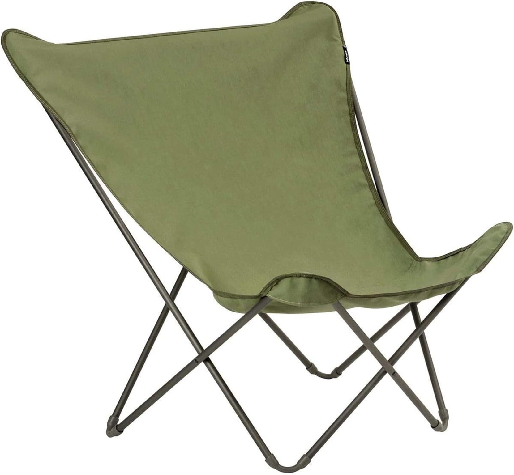 Lafuma Pop Up XL Lounge Chair (Vert Khaki) Extra Large Folding Butterfly Dorm Chair