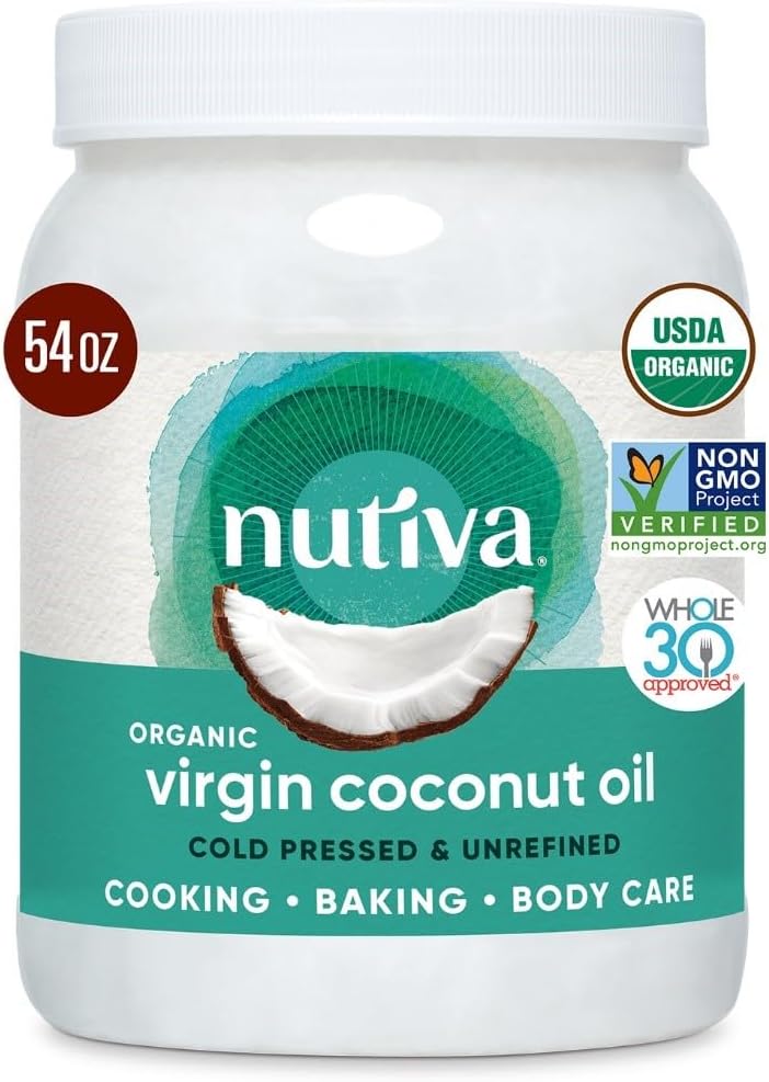 - Nutiva, Oil Coconut Extra Virgin Organic, 54 Fl Oz