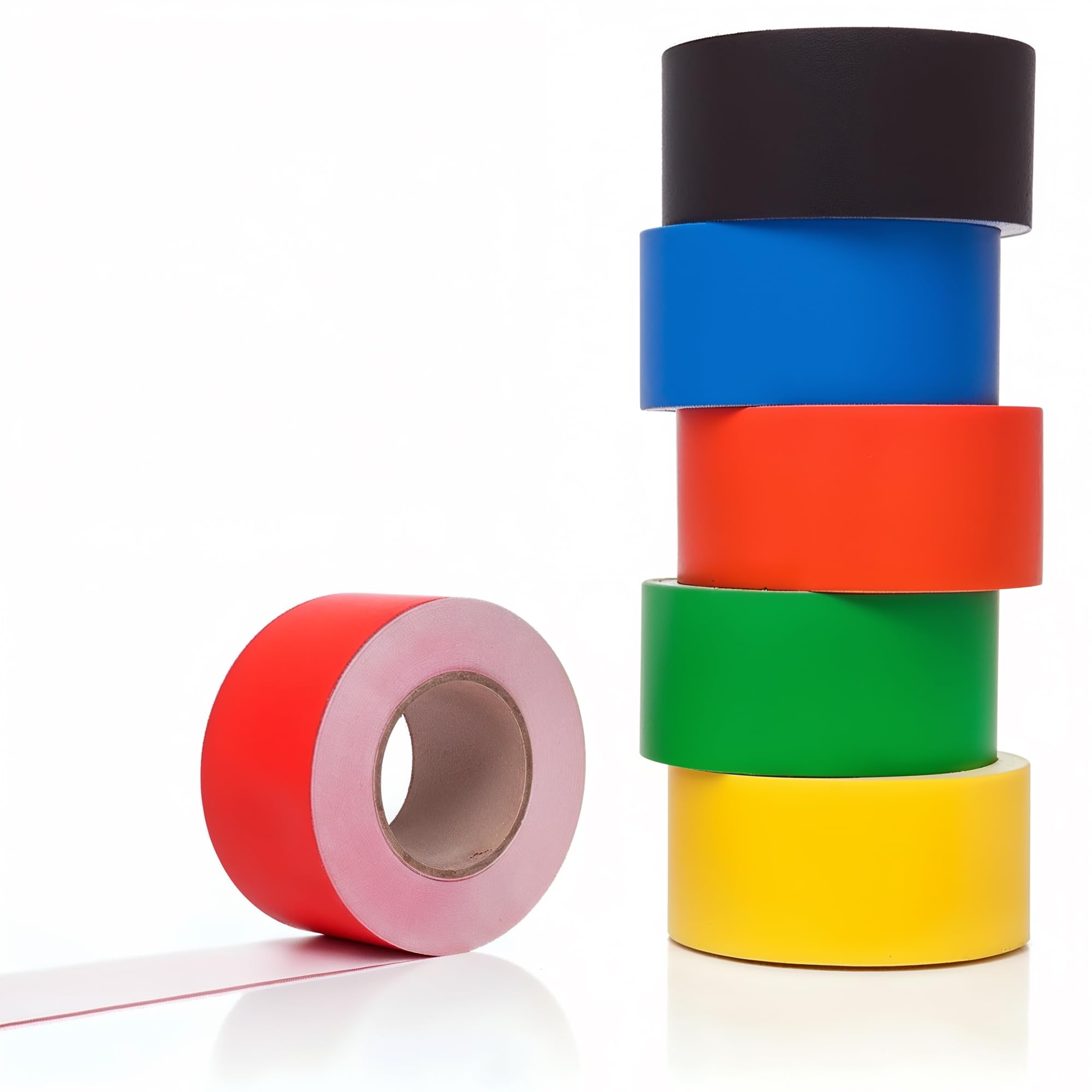 PAPERCUTZ Classic Colors Paper Border Rolls 48mm x 50 Metres (Pack of 6), 100 GSM, School Display Borders for Classrooms Decoration, Straight Edge Roll, Backing Paper for Wall Displays