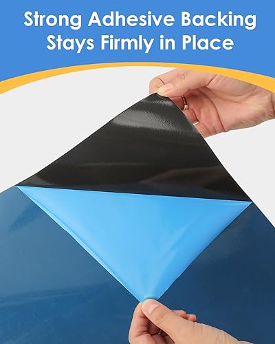 Miniatura 5 de MaxGear Pizarra blanca grande de 72 x 48 pulgadas con parte trasera autoadhesiva, pizarra grande de borrado en seco para pared, papel tapiz adhesivo