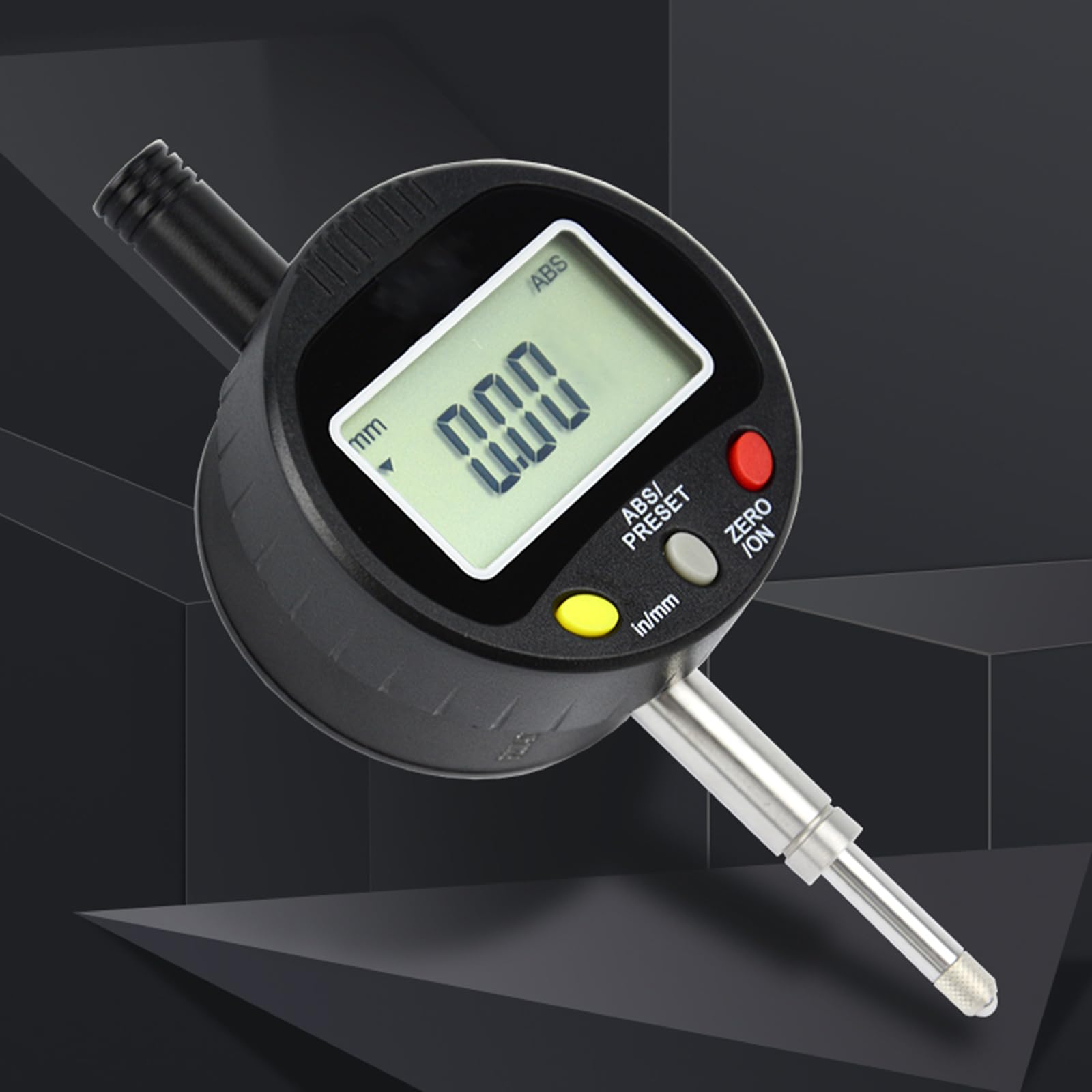 Cyfrowy wysokościomierz i narzędzie do pomiaru głębokości, wyświetlacz LCD, mierzy 0-12,7 mm, port wyjścia danych, idealny do zastosowań mechanicznych i elektronicznych, 200 x 150 mm