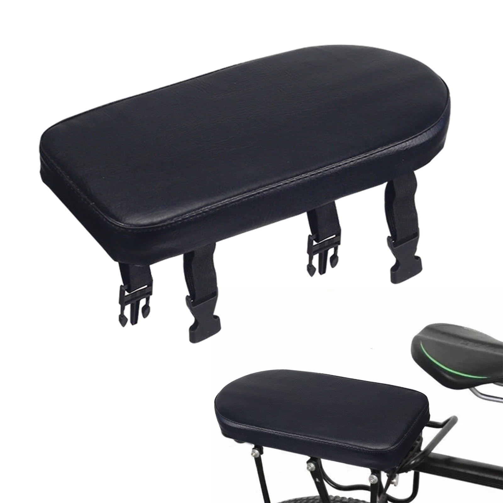 Cojín para Asiento Trasero de Bicicleta, Asiento Trasero para Bicicleta para Niños, Cojín de Asiento Trasero para Bicicleta de Montaña, para Adultos y Niños, Accesorios para Bicicleta Al Aire Libre