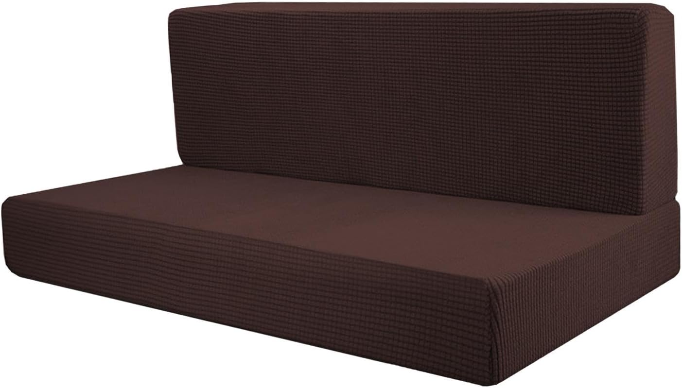 Okiyakusama 4Pcs RV Seat Covers, Camper Cushion Covers, Easy Fitted Elastic Camper