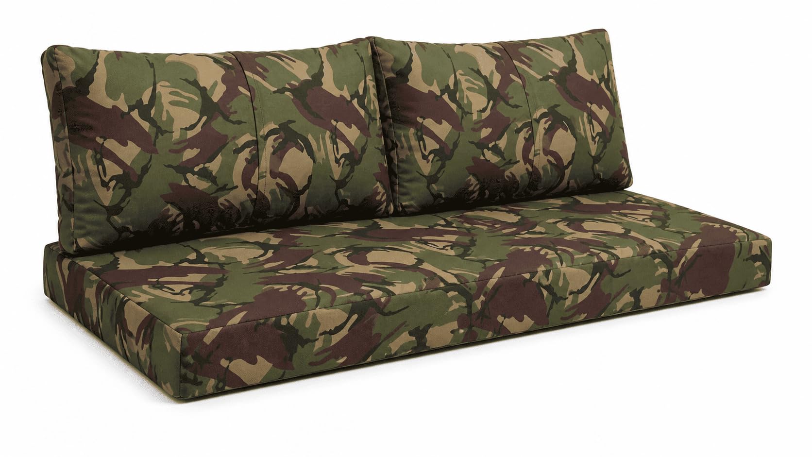 Euro Pallet Furniture Cushions Set, Army Camouflage, Complete Set