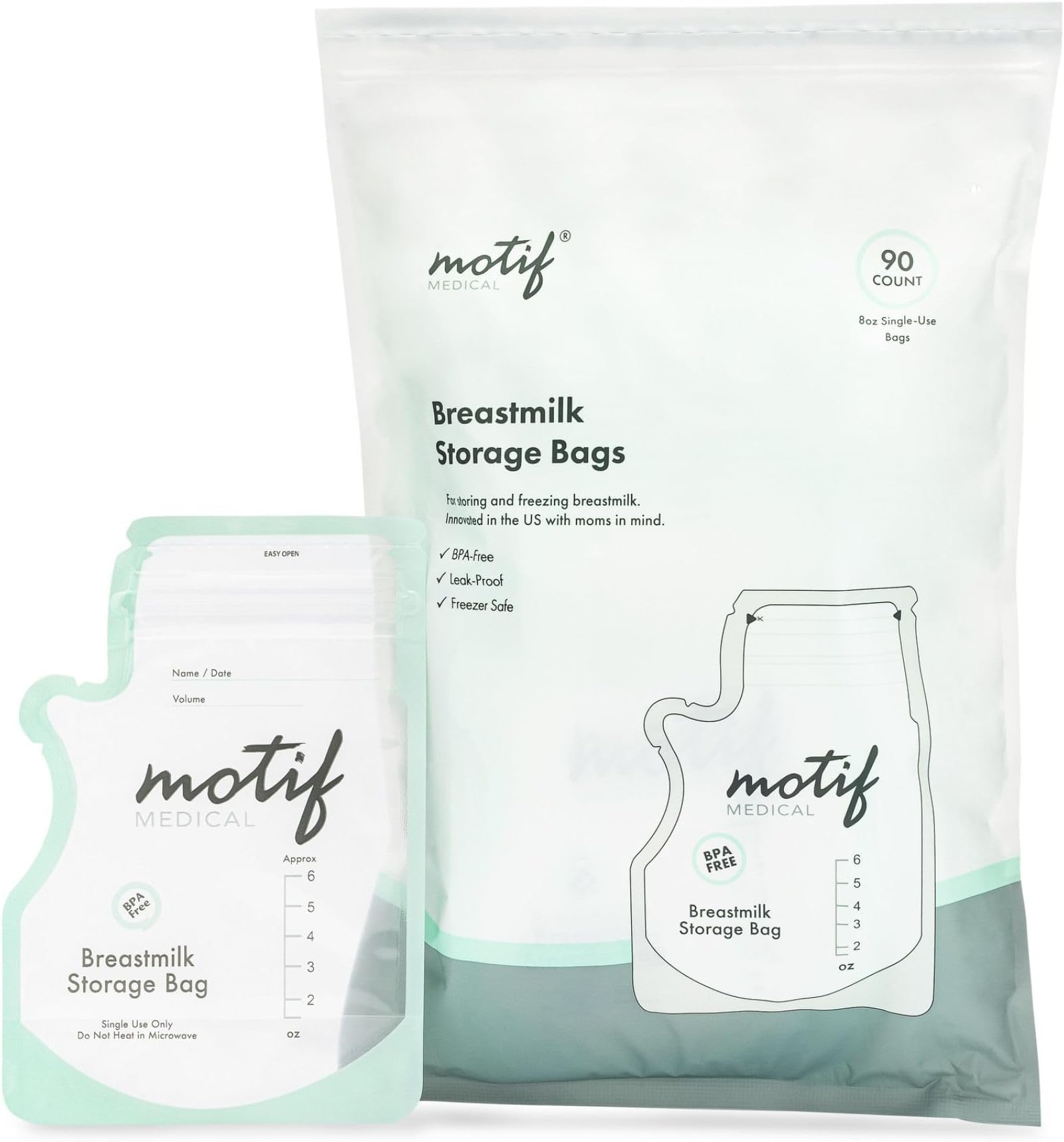 Motif Medical Milk Storage Bags