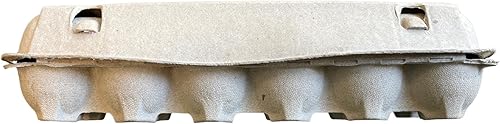 Miniatura 3 de Los cartones de huevos de pulpa natural sostienen de forma segura una docena de huevos o para usar para manualidades o vender sus huevos grandes (6