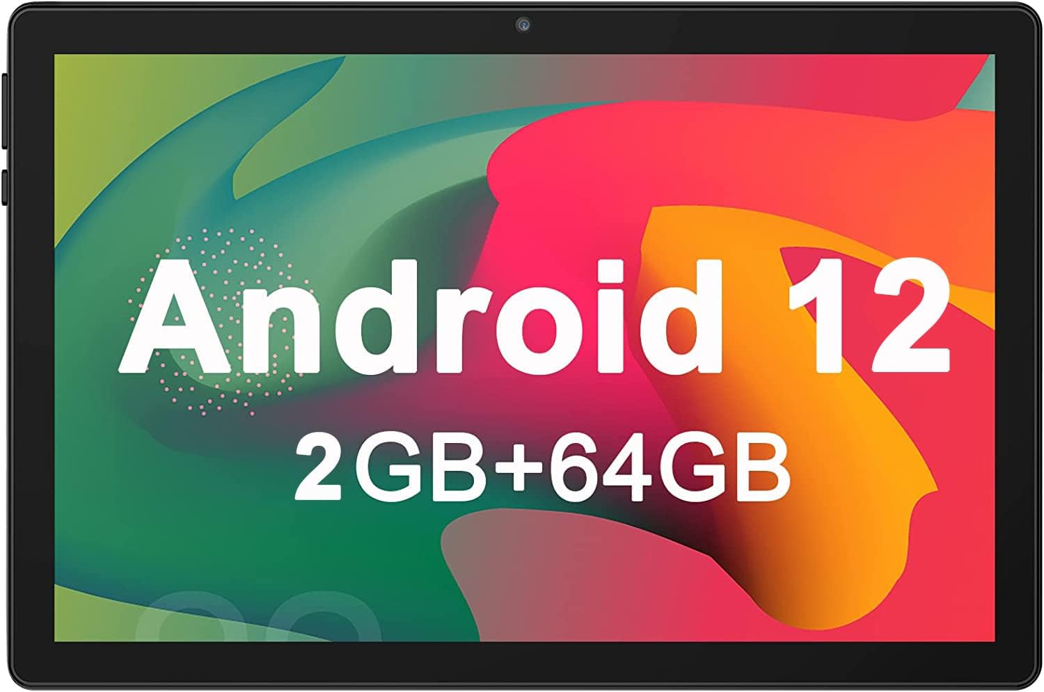 Android 12.0 Tablet, 10 inch 2GB RAM 64GB ROM, 512GB Expand, Tablet with Dual Camera, WiFi, Bluetooth, HD Touch Screen, Google GMS Certified