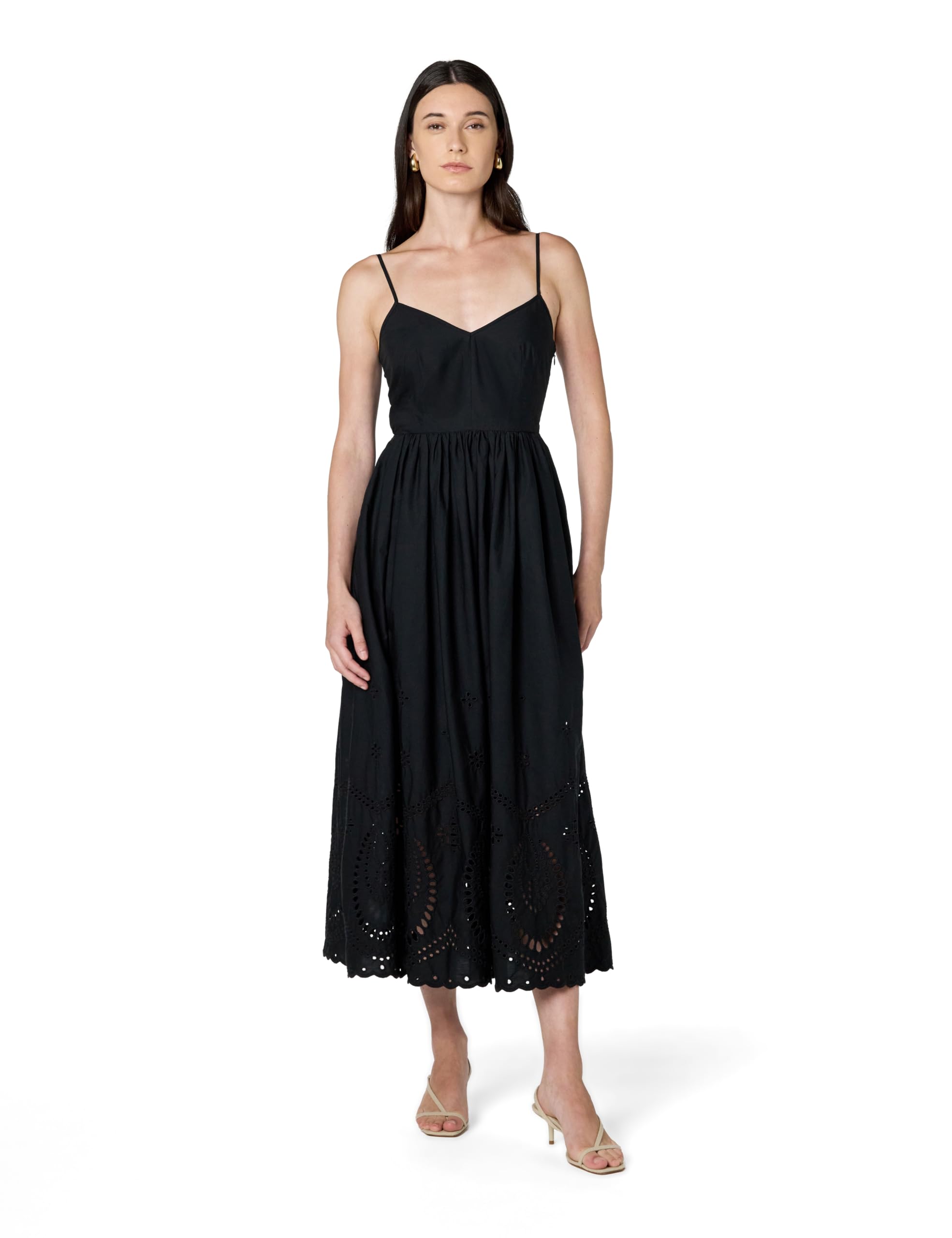 Club Monaco Women's Women's Embroidered Eyelet Maxi Dress