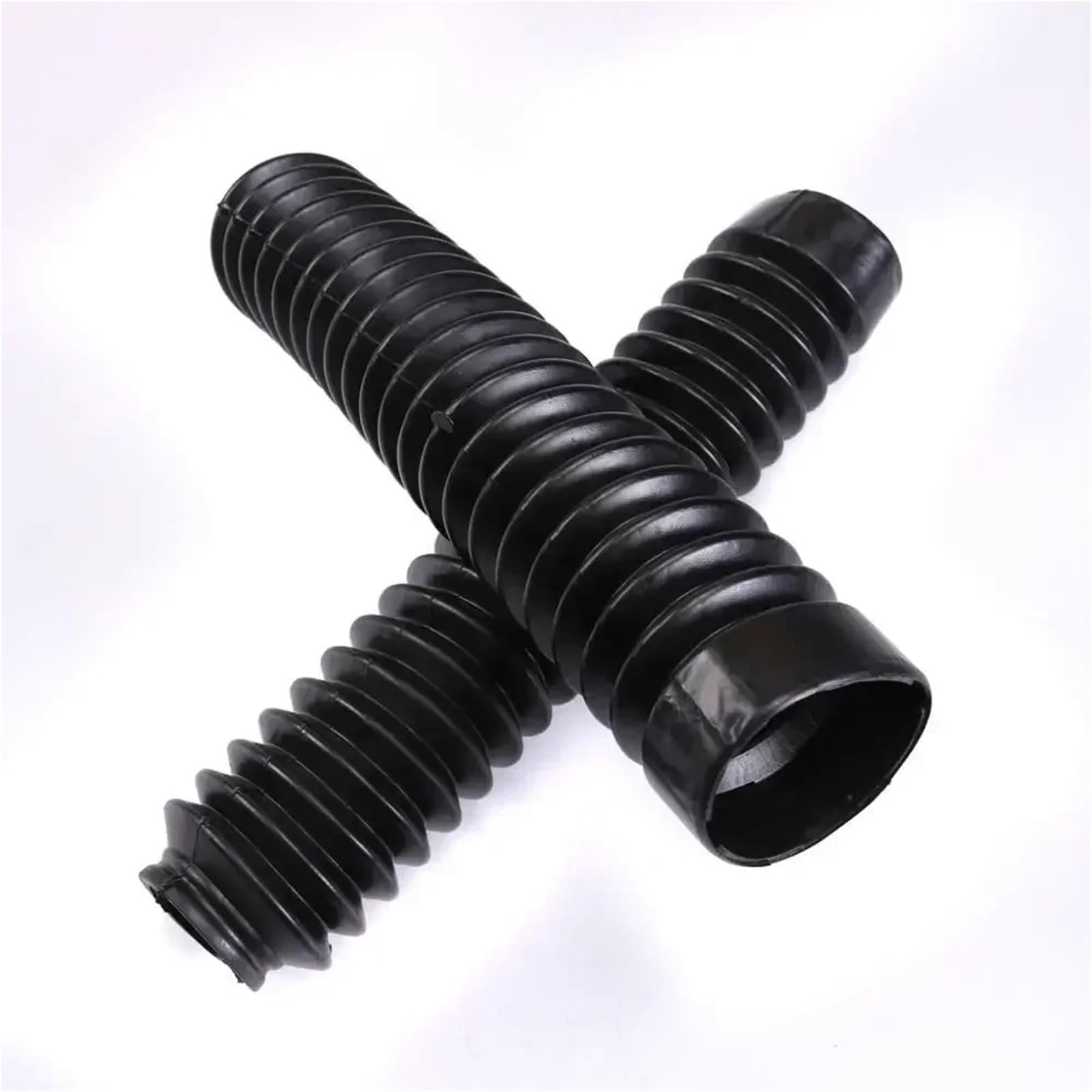 Fourche de Moto Soufflet de Fourche Avant, Cache-poussière, Protection en Caoutchouc pour Moto, Bottes Gators, pièces Modification d'amortisseur(Black)