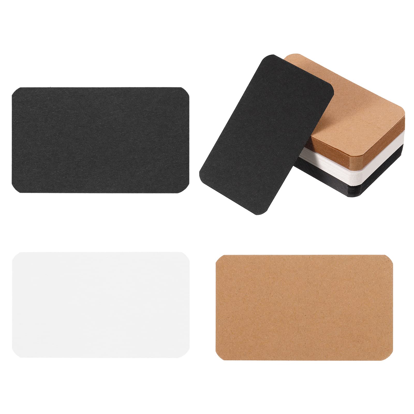 PATIKIL 3.5" x 2" Blank Paper Business Cards