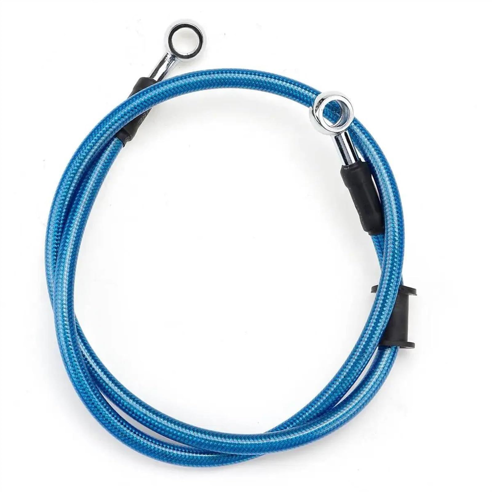 Ksxzw Blue Motorbike Part 110Cm Universal Motorcycle Braided Brake Clutch Oil Hose Line Pipe Tube Tubing