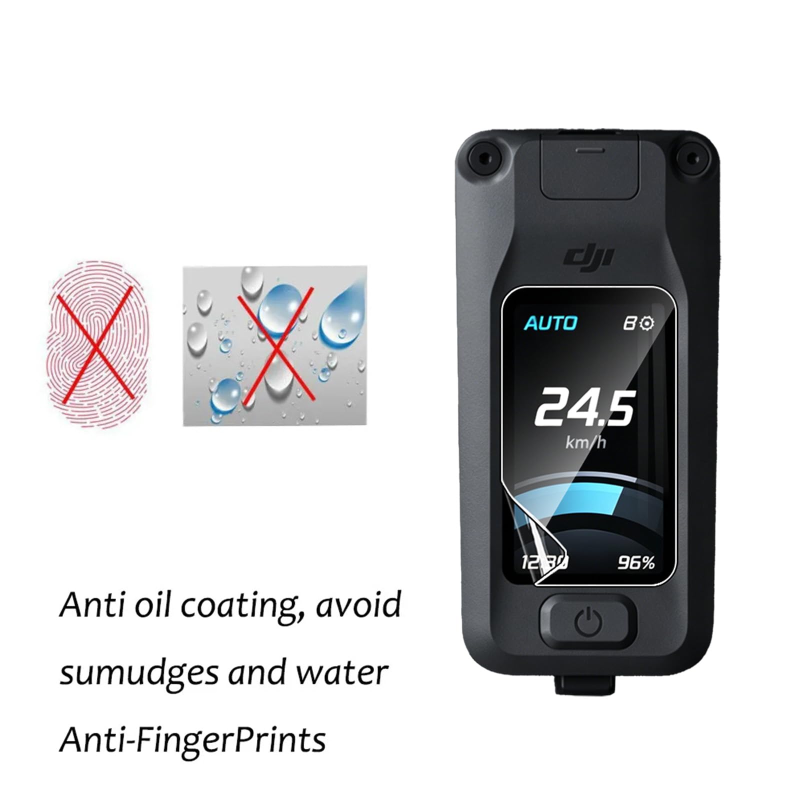 MEMELOKA Pellicola per Amflow DJI Avinox, 3 Pezzi HD AntiGraffio Pellicola Protettiva TPU Flessibile, Sensibile al Tatto e Senza Bolle con Cornice di Allineamento