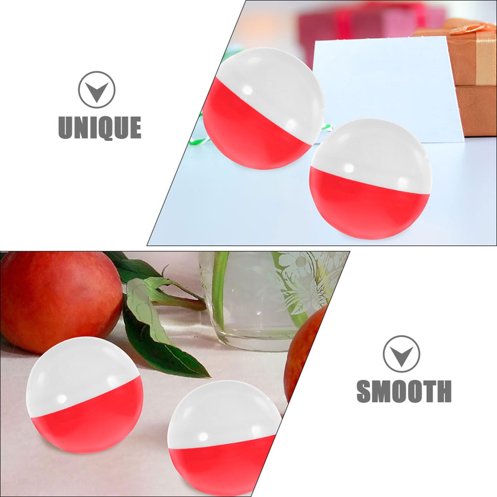 jojofuny 50 Pcs Lotteria Palle per Aprire Colorato Bingo Sfere di Ricambio 75mm Sfere di Plastica Divisibile Vuote Rotondo Palline Lotteria Palle da pong Gioco d'azzardo