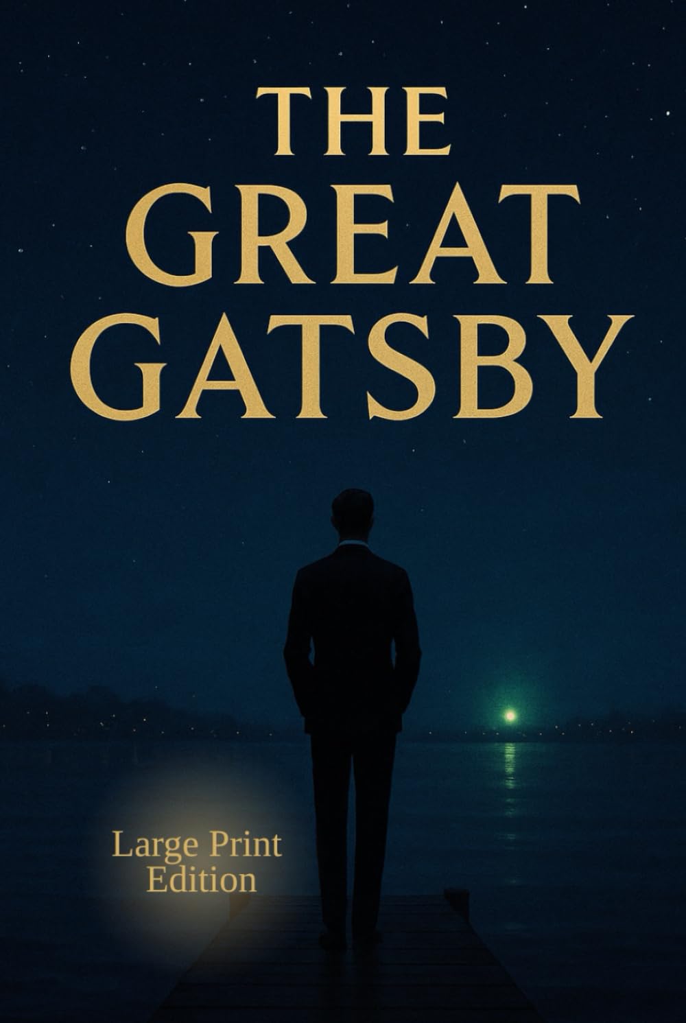 THE GREAT GATSBY (Large Print Edition): A Tale of Obsession, Illusion, and Lost Dreams in the Roaring Twenties
