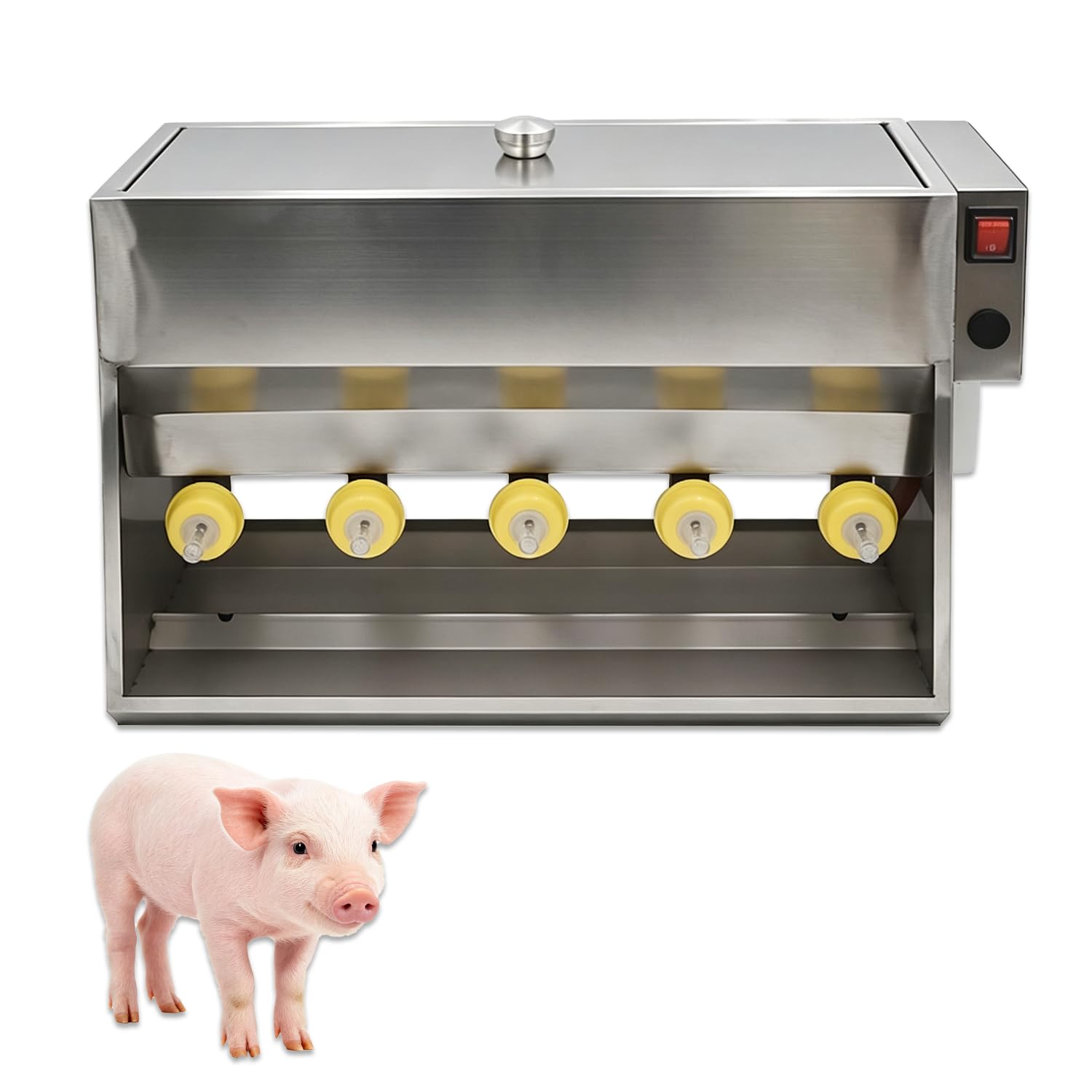 Milchtränke aus Edelstahl für Schweinebetriebe 10