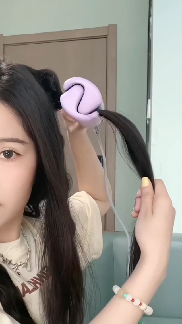 フレンチウェーブヘア用カールアイロン 32mm 深V大きめウェーブ フレンチウェーブヘア用カールアイロン 32mm 深V大きめウェーブ