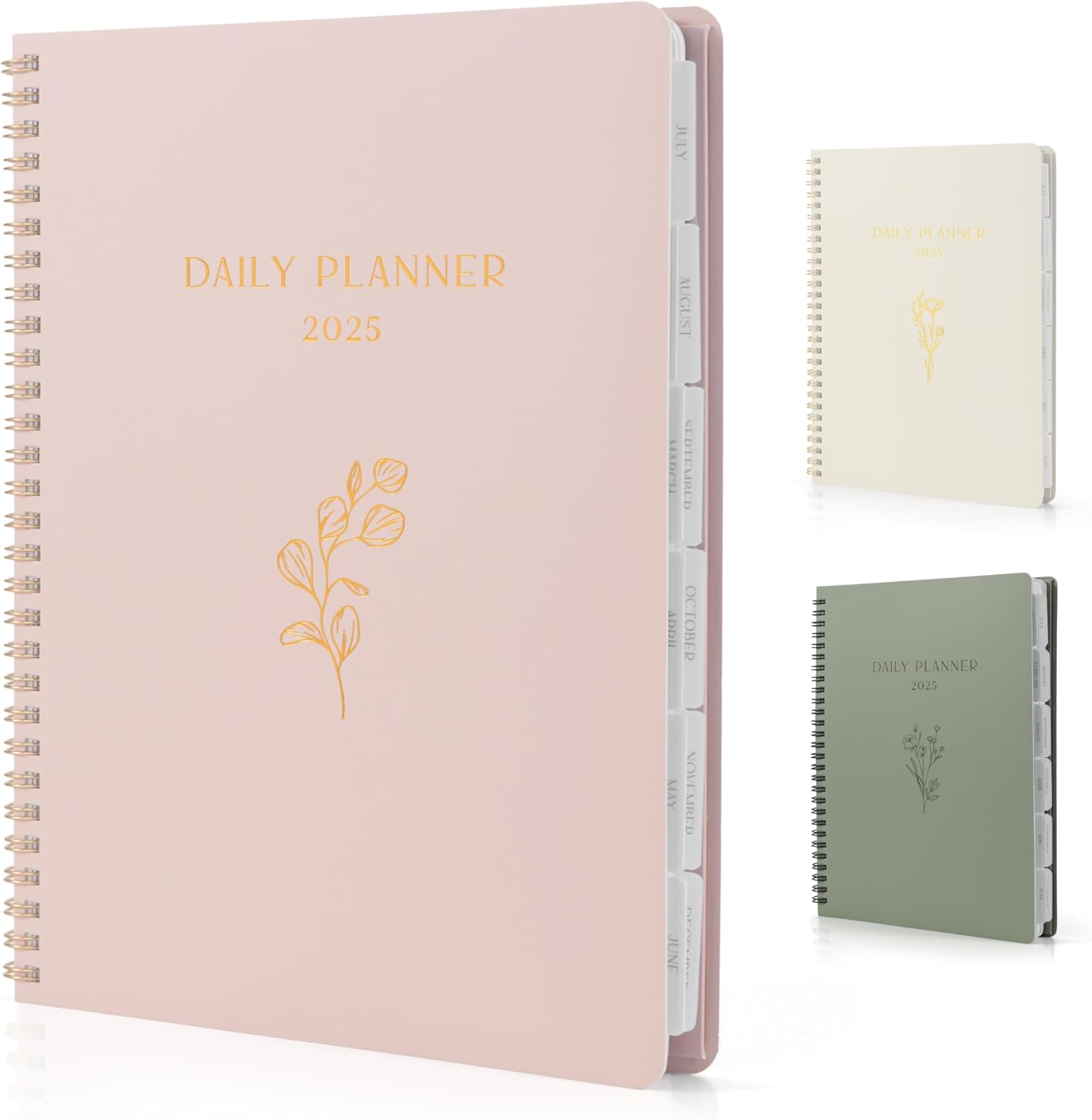 Another great deal on amazon: Beautiful 2025 Daily Planner - 7" x 10" Daily Planner for Women or Men with Weekly & Monthly Spreads for Easy Planning - Perfect Calendar Book To Organize All Tasks and Boost Productivity 2