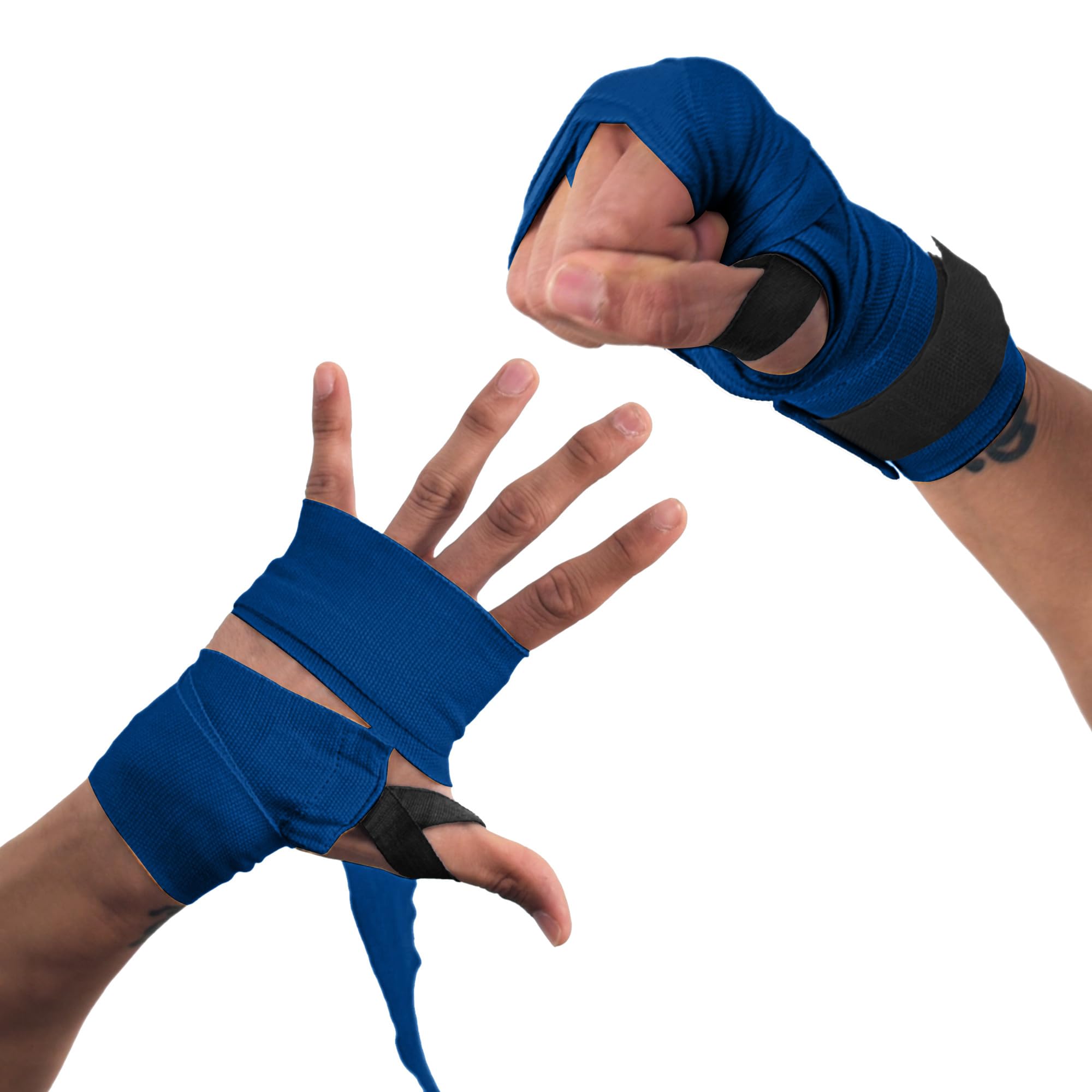 Everlast 120” Handwraps – Breathable Polyester-Cotton, Hook & Loop Closure, Wrist & Knuckle Protection, Wear Under Boxing or Training Gloves – Great for Combat Sports 1