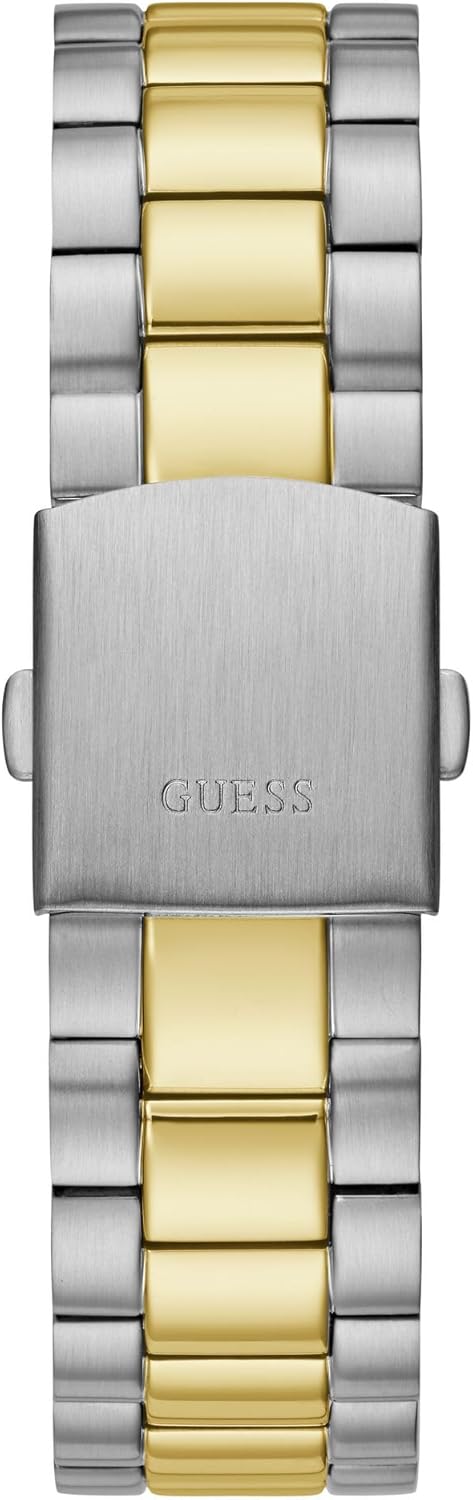 Guess Men's GW0265G Series| Analog Dress Watch| Stainless Steel Case| Stainless Steel Bracelet | 50M Water Resistance