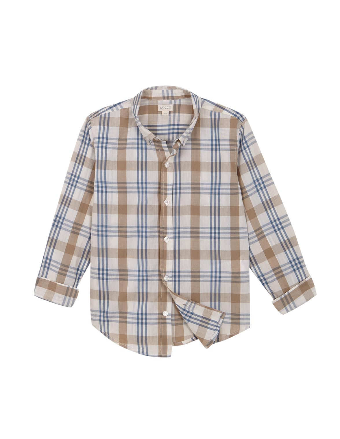 Gocco Camisa de Cuadros Grandes Niños