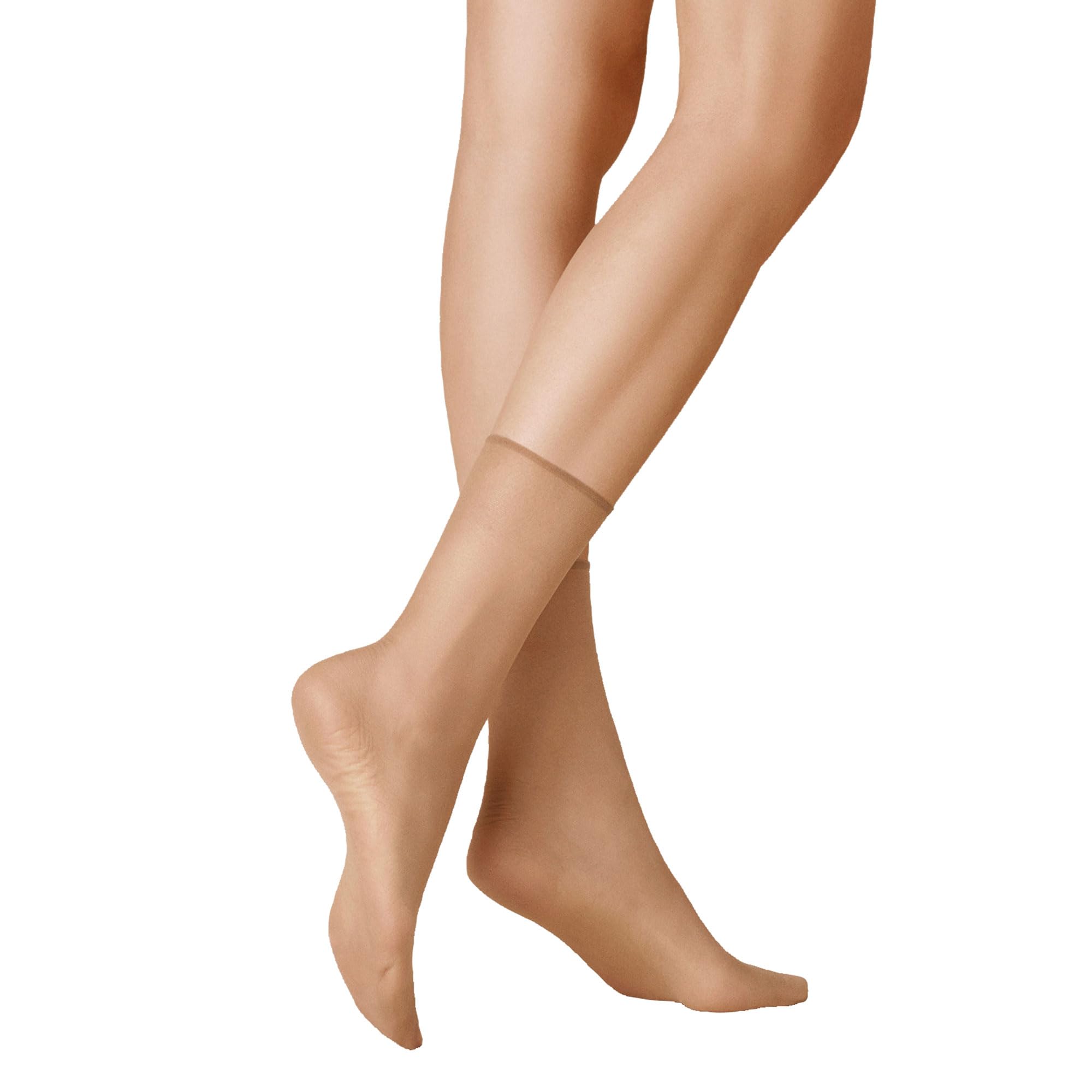 KUNERT Women's Beauty 7 Hauchdünn Socks, polyamide, Tan 1003, 35-38