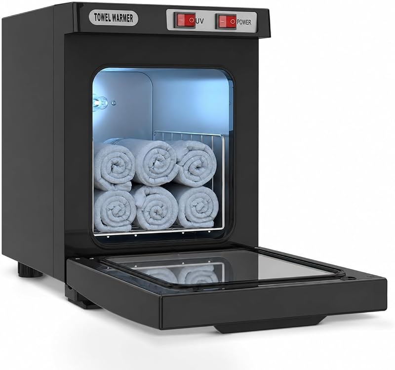 Aquecedor de Toalhas Utenzi, Gabinete com Capacidade de 5 L, Preto